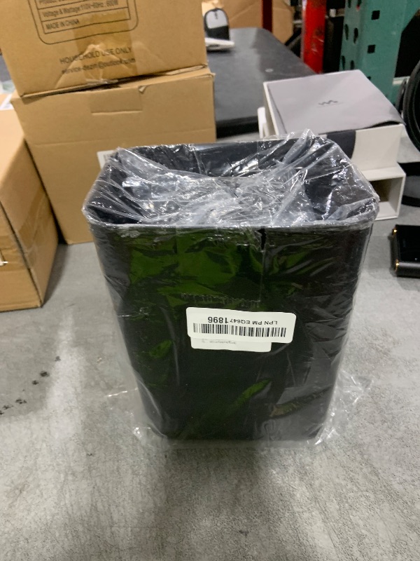 Photo 1 of 0.8 Gallon/3L Compost Bin Kitchen, Bring 5 Rolls (100) of Garbage Bags, for Use on Countertops or Under Sinks, Hanging Trash Can with Lid, for Cupboard/Bathroom/Bedroom/Office/Camping(Black)
