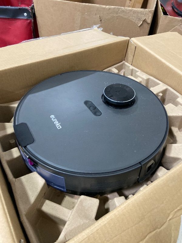 Photo 1 of Eureka E20 Plus Robot Vacuum and Mop Combo, Robot Vacuum Cleaner with Bagless Self Emptying Station, 45-Day Capacity 8000Pa Suction and Anti Hair-Tangling Brush App Control LiDAR Navigation