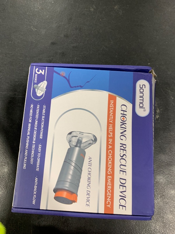 Photo 1 of Sonmol Automatic Choking Rescue Device for Kids and Adults with 3 Masks | Portable Anti Choking Device Strong Suction Home Emergency Kit | First Aid Airway Assist Device Heimlich Maneuver Device