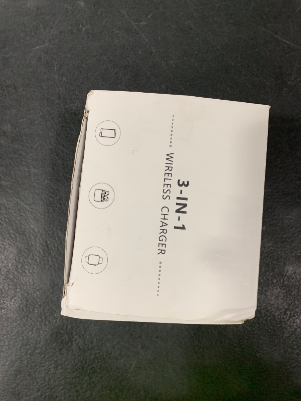 Photo 1 of Wireless Charging Station,3 in 1 Charging Stand Made for Apple Watch Ultra 10 9 8 7 6 SE 5 4 3,Fast Wireless Charger Made for iPhone 16/15/14/13/12/11/X,for AirPods Pro(with Adapter)