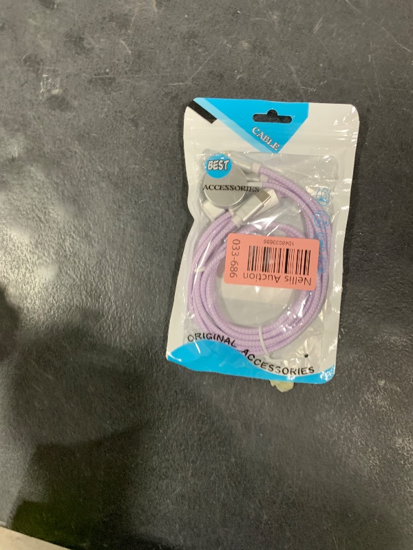 Photo 1 of Temdan for Apple Watch Charger,3 in 2 USB C Cable for iPhone 16 Charger/Type C/Lightning,Multi Charging Cable Cord,Portable Travel Essentials Designed for iWatch Ultra/SE/10-1&iPhone 16-12-4FT Purple