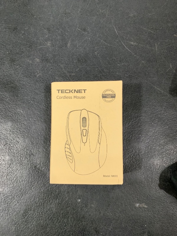 Photo 1 of TECKNET Wireless Mouse, 2.4G Ergonomic Optical Mouse, Computer Mouse for Laptop, PC, Computer, Chromebook, Notebook, 6 Buttons, 24 Months Battery Life, 2600 DPI, 5 Adjustment Levels, for Small Hand
