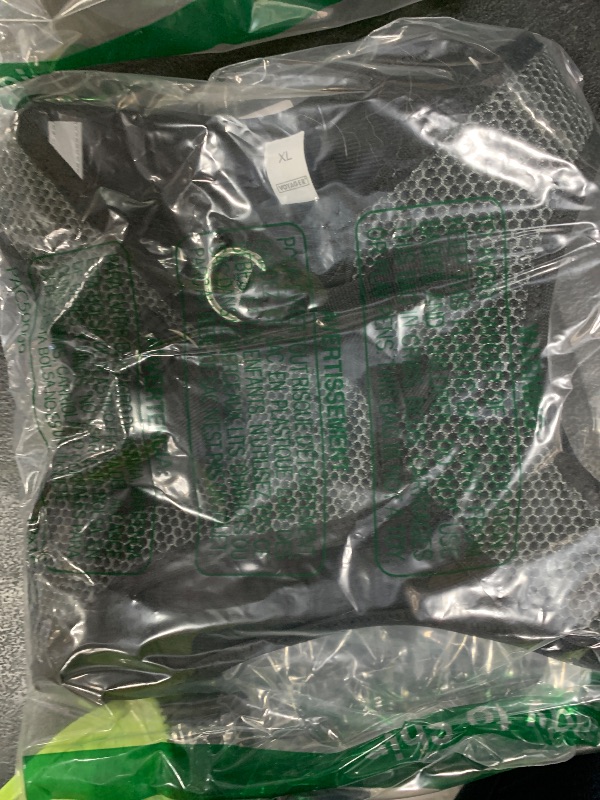 Photo 1 of Best Pet Supplies - All Weather Mesh, Reflective, No Pull Harness for Small, Medium Dogs, Cats - Secure with Hook & Loop Fastener, Buckle, Double D-Rings - Gray 2-Tone, XL