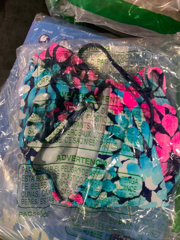 Photo 1 of Kanu Surf Girls Beach Sport 1-Piece Swimsuit, Daisy Navy, 12