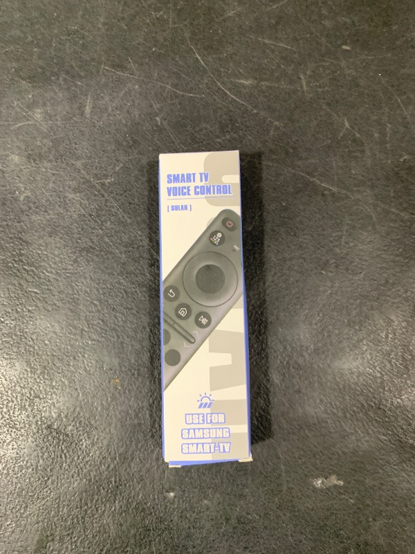 Photo 1 of BN59-01432A TM2360E Solar Voice Remote Compatible with Samsung Neo QLED 8K HDR Smart TVs, Fit for Frame Crystal UHD Smart TV, with Bluetooth Rechargeable Solar Cell, 2023 Model Black, BN59-01432D