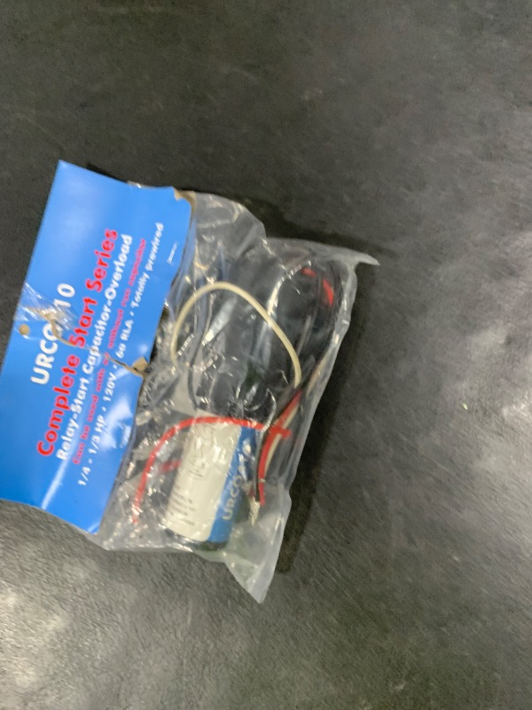 Photo 1 of Upgrades URCO410 3 in 1 Hard Start Kit for Refrigerators & Freezers by AMI PARTS -1/4 to 3 in 1 Start Relay - Compressor Hard Start Capacitor 115VAC