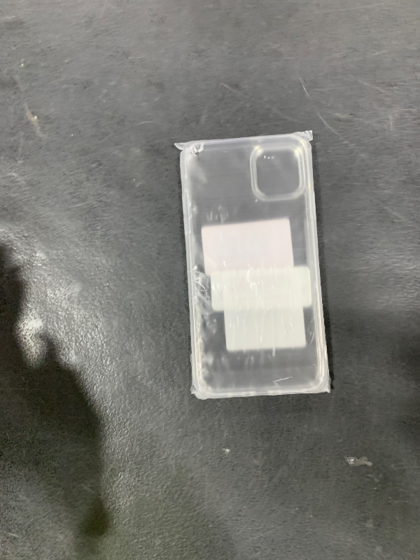 Photo 1 of TENOC Phone Case Compatible with iPhone 11 Pro Max, Clear Case Non-Yellowing Protective Bumper Hard Back Cover for 6.5 Inch