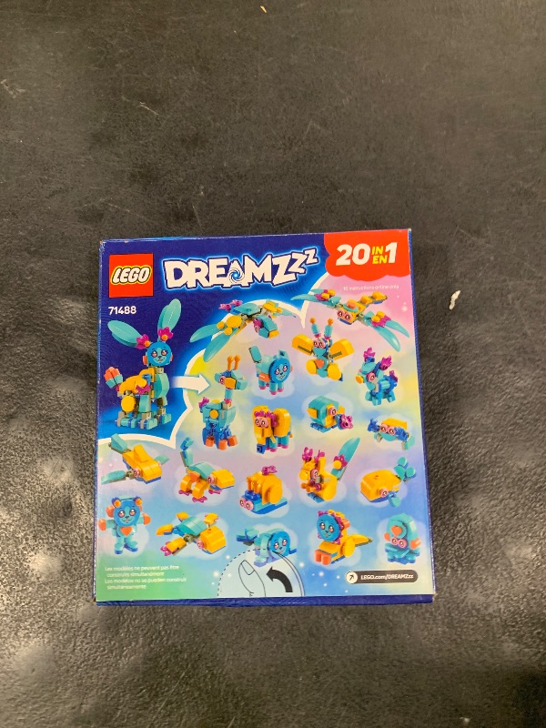 Photo 1 of LEGO DREAMZzz Bunchu's Creative Animal Adventures - Fantasy Bunny Toy for Kids, Boys and Girls, Ages 7+ - 20 Building Options - Building Set with Izzie Minifigure - Gift Idea for Birthdays - 71488