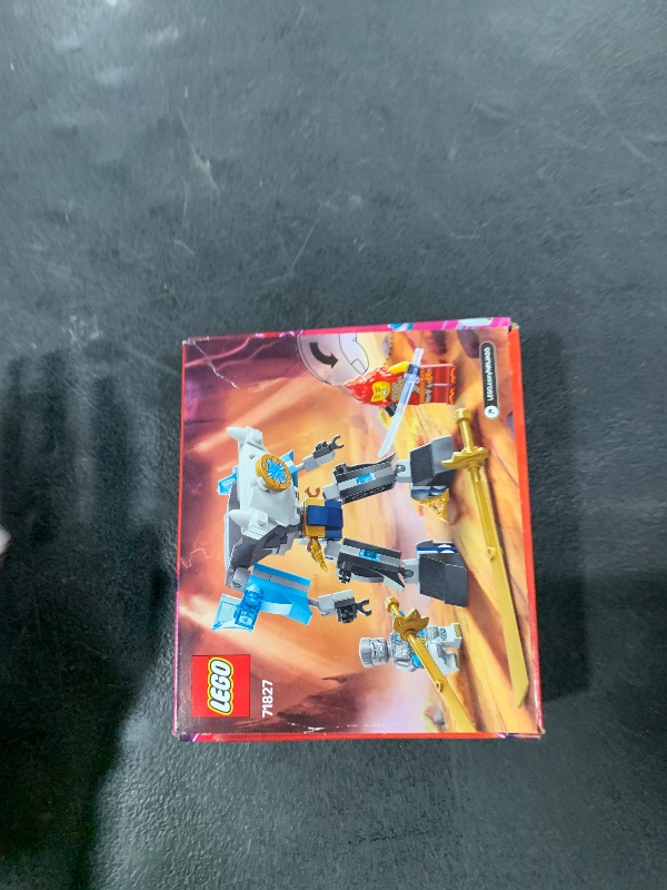 Photo 1 of LEGO NINJAGO Zane's Battle Suit Mech Ninja Toy - Building Toy for Pretend Play for Kids, Boys and Girls, Ages 6+ - with 3 Minifigures - Gift Idea for Birthdays - 71827