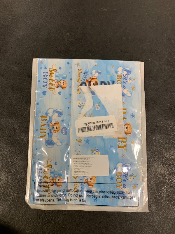 Photo 1 of AIOMOB 50 Pack Blue She is Going to Pop Popcorn Bags Baby Shower Favor Labels with Clear Cellophane Bags and Ribbon Popcorn Bags for Gift Wrapping, Food Storage, Baby Shower Decorations