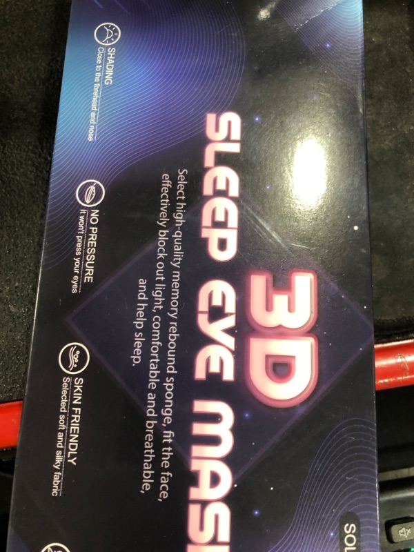 Photo 1 of 3d sleep eye mask