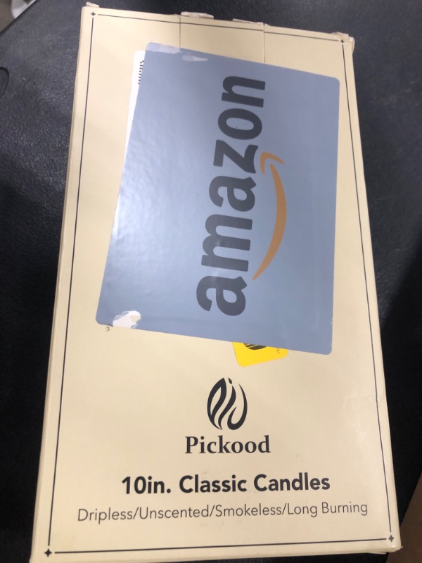 Photo 1 of Pickood New Burning Formula Unscented Dripless 10-Inch Taper Candles Set of 12 - Baby Blue, for Wedding, Dinner - Smokeless, Long Burning - Hand Poured, Colored Tall Candlesticks - Azul Bebé