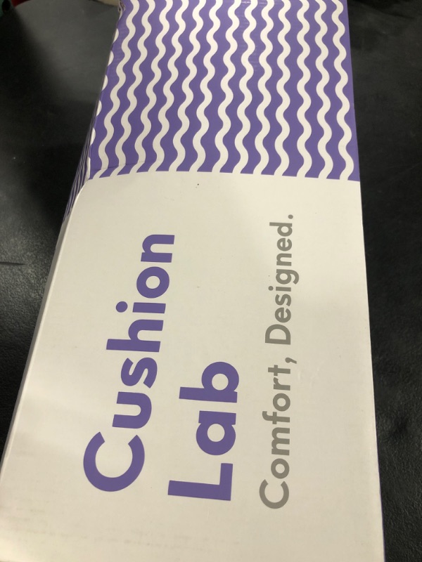 Photo 1 of C CUSHION LAB Deep Sleep Pillow, Patented Ergonomic Contour Design for Side & Back Sleepers, Orthopedic Cervical Shape Gently Cradles Head & Provides Neck Support & Shoulder Pain Relief - Calm Grey