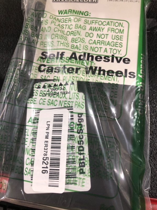 Photo 1 of Self Adhesive Caster Wheels, Appliance Rollers for Kitchen Appliances, 360° Swivel Universal Wheel Mini Ball Transfer Roller for Storage Box, Small Furniture (with 3 Ball Bearings, Black, 8 PCS)