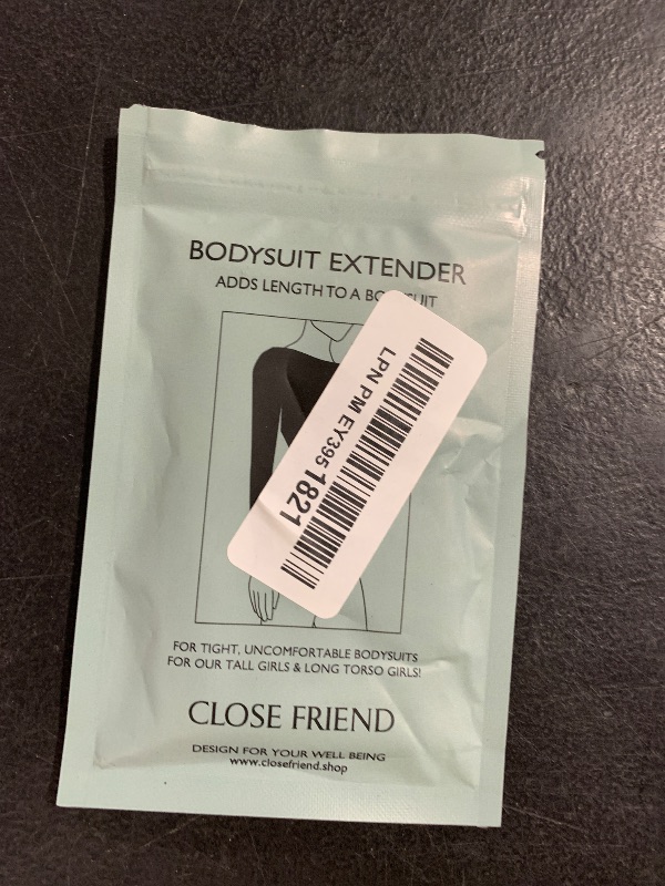Photo 1 of Close Friend Premium Bodysuit Extender - Women's - Add length comfort to bodysuit - Shapewear body suit extender (3P, WHITE, 4" LENGTH)