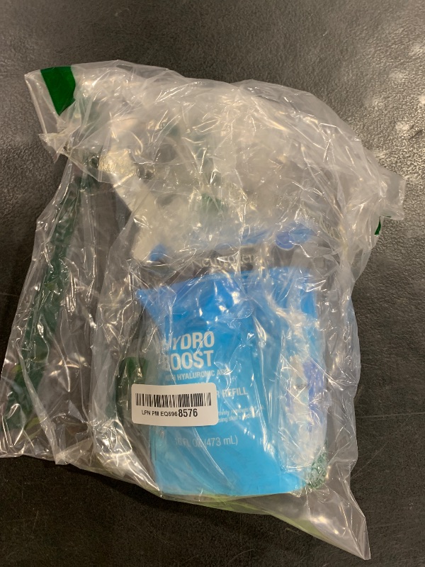 Photo 1 of Neutrogena Hydro Boost Lightweight Hydrating Facial Cleansing Gel, Gentle Face Wash & Makeup Remover with Hyaluronic Acid, Hypoallergenic & Non Comedogenic, Refill Pouch, 16 fl. oz