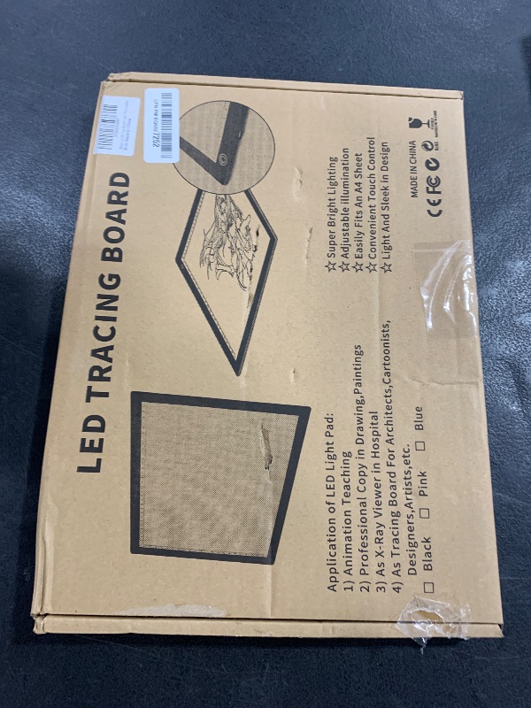 Photo 1 of iMaaniie A4 LED Light Tracing Box Pad, Ultra-Thin Dimmable USB Powered Light Table Artcraft Portable Light Copy Board for Tattoo Transferring, Artists, Sketching, Drawing, Diamond Painting, X-ray
