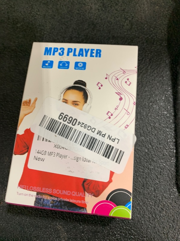 Photo 1 of 144GB MP3 Player - Music Player with Bluetooth 5.2 HiFi Sound Shuffle Single Loop FM Radio Built-in HD Speaker Voice Recorder Mini Design Ideal for Sport-522