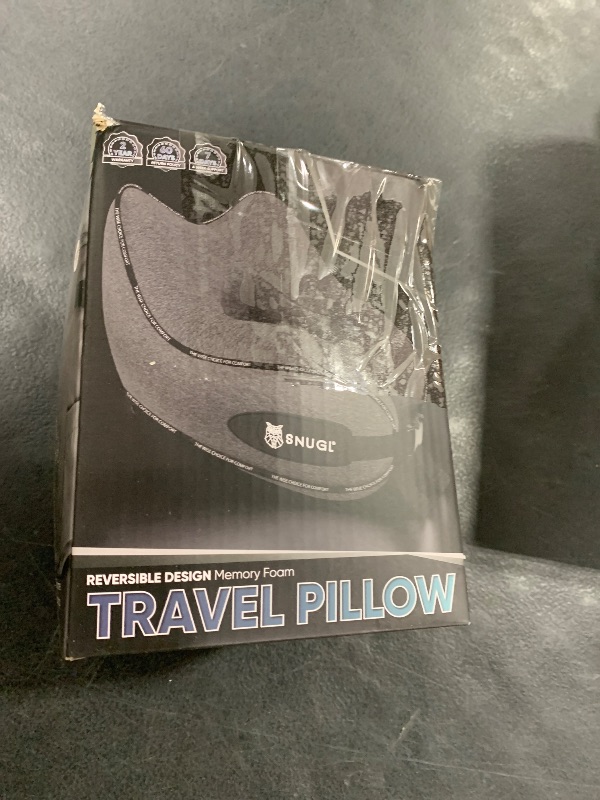 Photo 1 of SNUGL Travel Pillow – Memory Foam Pillows - Neck Pillow for Airplane with Carry Bag & Clip – Neck Support Pillows for Pain Relief - Airplane Travel Essentials (Adult Regular - Teal)