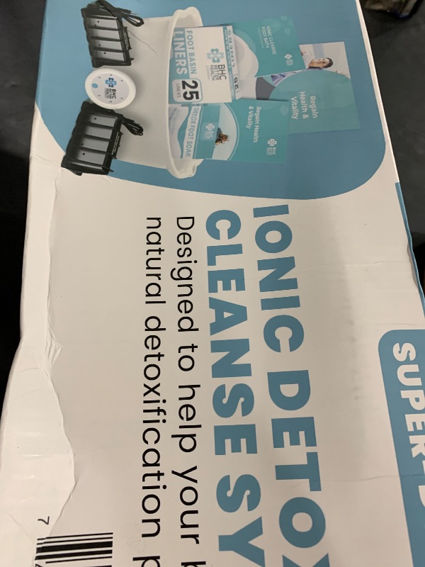 Photo 1 of Ionic Foot Bath Detox Machine - Foot Spa Bath for Home Use - Free Regain Health & Vitality Booklet & Brochure (02 Detox Machine Home&Pro with Basin)
