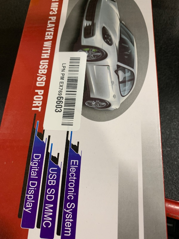 Photo 1 of Single DIN Car Stereo Audio Car Audio with Handsfree Supports FM|MP3|SD|AUX|Dua USB|Quick Charge | Remote Control