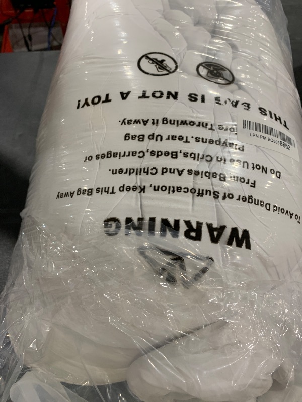 Photo 1 of L LOVSOUL Down Alternative Comforter King Size Duvet Insert,All Season Duvet Insert with Corner Tabs,White Comforter King 106x90Inches