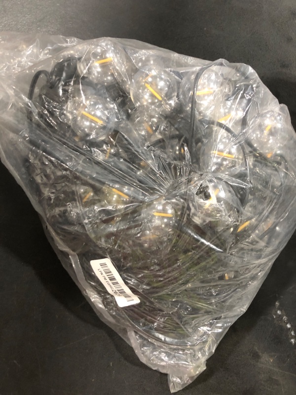 Photo 1 of GPATIO 120FT Outdoor String Lights, Waterproof Patio Lights with 64 Hanging Globe G40 Bulbs, 2700k Shatterproof for Backyard Balcony Party Camping Outside Decor