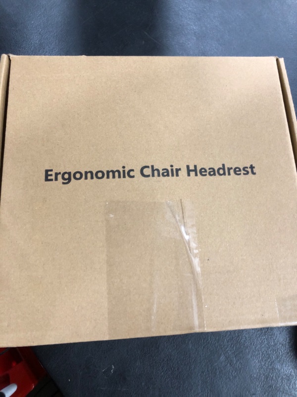 Photo 1 of Yooken Office Chair Mesh Headrest Attachment , Adjustable & Detachable Ergonomic Neck Support Cushion Clip On, Breathable Mesh Head Pillow Detachable (Sponge, Black)
