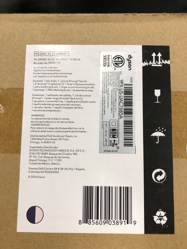 Photo 1 of Dyson Limited Edition Airwrap i.d.™ Multi-Styler and Dryer Straight+Wavy in Jasper Plum