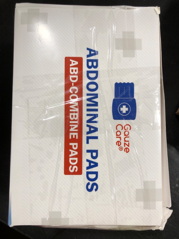 Photo 1 of GauzeCare Sterile Abdominal- ABD Combine Pads| 24-Pack, 8x10 Inches| Extra Absorbent & Thick, Individually Wrapped Wound Dressing, First Aid Pads| Surgical-Grade, Nonstick- for Heavy Leakage, Post Op