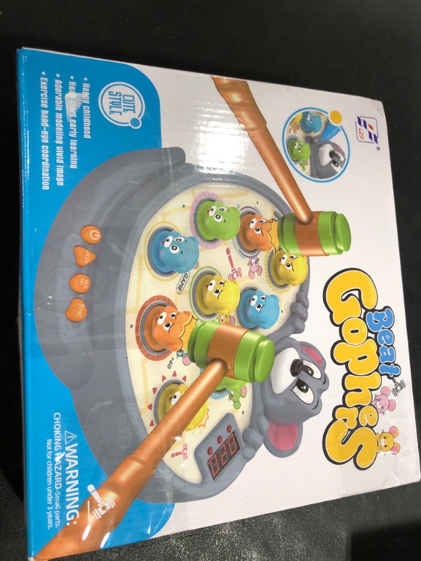 Photo 1 of Hammer Pounding Game,Toys for 2 + Year Old Boys,Fine Motor Gift for Toddlers 3 4 5 Year Old,Interactive Educational Toy with 5 Game Modes,9 Music & Light,45 speedings