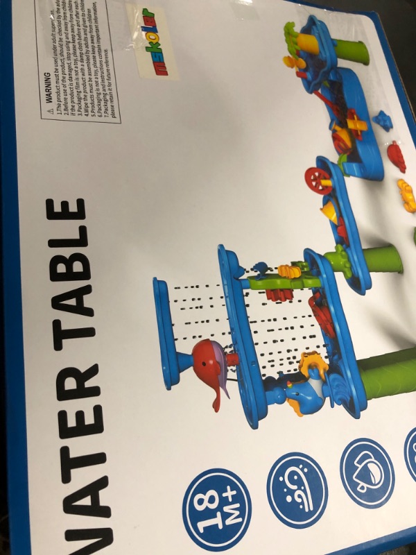 Photo 1 of MSKOLER Water Table for Kids 3 4 5 6 7 8 Years Old - Water and Sand Activity Sensory Table Toy for Toddlers 3-5, Summer Outdoor Beach Toys, Birthday Gifts for Boys Girls Ages 1-3 3-8