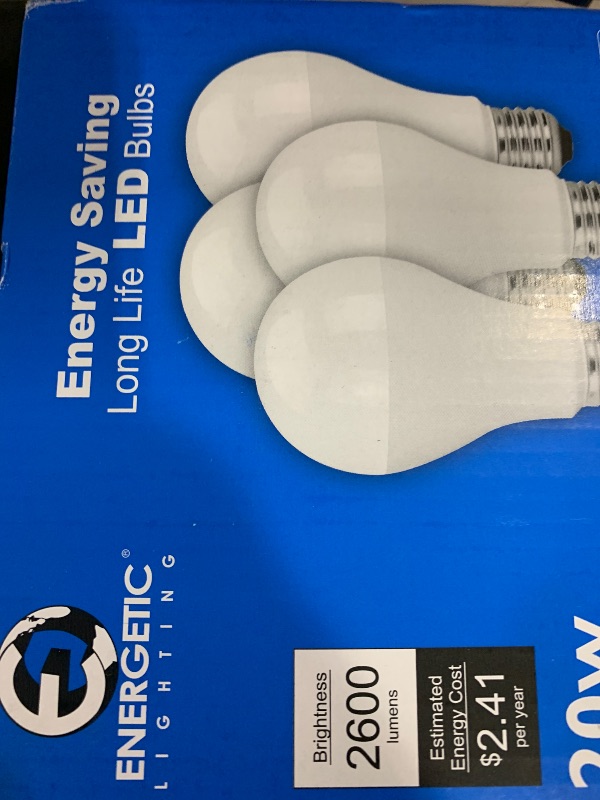 Photo 1 of 4 Pack Dimmable A21 LED Bulb, 150 Watt Equivalent, Warm White 3000K, 2600LM Super Bright Light Bulbs, E26 Standard Base, Damp Rated, UL Listed