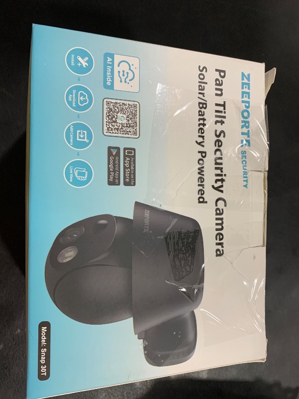 Photo 1 of Solar Security Cameras Wireless Outdoor, 2K Pan/Tilt 360° View Solar/Battery Powered WiFi Cameras for Home Security with AI Motion Detection, Spotlight, 2-Way Audio, Siren, IP65, SD/Cloud Storage