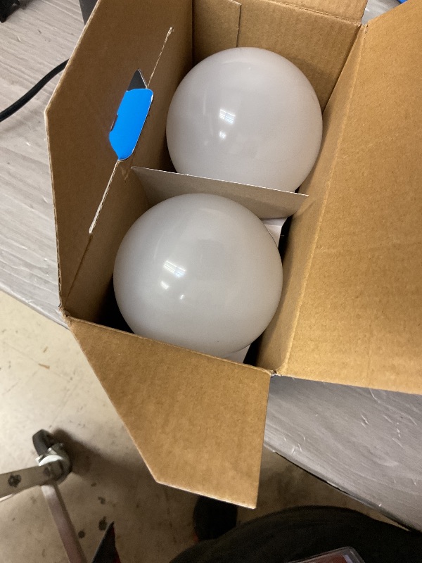 Photo 1 of Energetic Vanity Globe Light Bulbs G25 LED for Indoor Bathroom Mirror Living Area, 4000K Cool White, Dimmable 600 Lumens, 6W, E26 Base, Round Frosted Classic Ambient Decorative Bulb - UL, 4-Pack