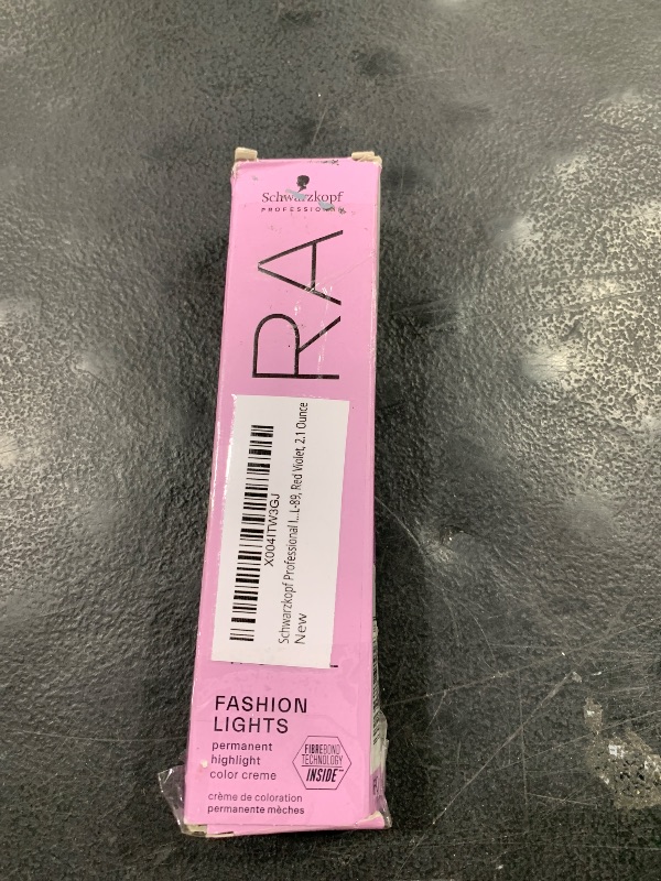 Photo 1 of Schwarzkopf Professional Igora Royal Fashion Lights Hair Color, L-89, Red Violet, 2.1 Ounce