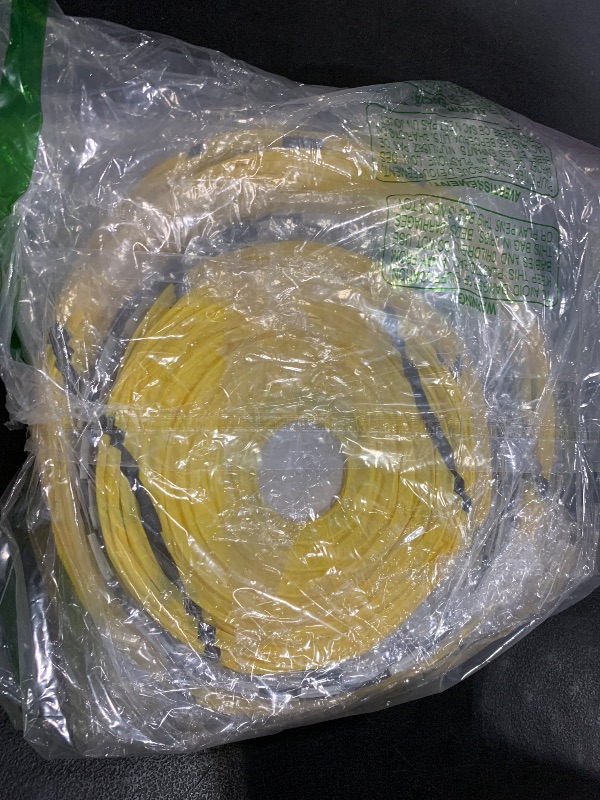 Photo 1 of Jutagoss 2:1 Ratio Heat Shrink Tubing, 8mm/0.31" Dia 6m/19.69Ft Length PE Industrial Heat-Shrink Tubing, Heat Shrink Wire Tubing, Electric Insulation Heat Shrink Tube, Yellow 1Pc