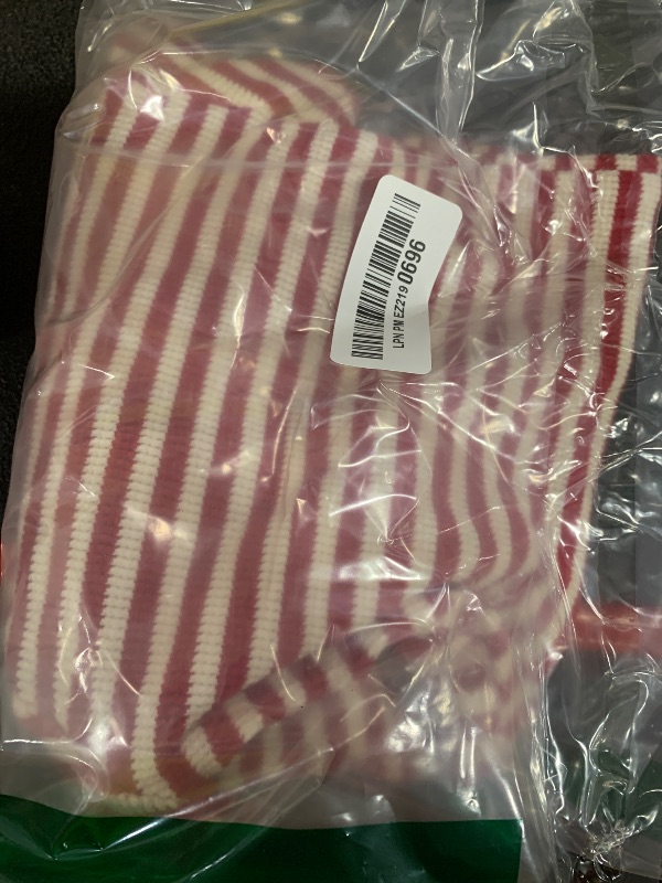 Photo 1 of Aimaopao Newborn Infant Baby Girl Romper Bodysuit Girls Stripe Print One Piece Jumpsuit Pants Clothes Outfits (Stripe Long Sleeve Red, 3-6 Months)