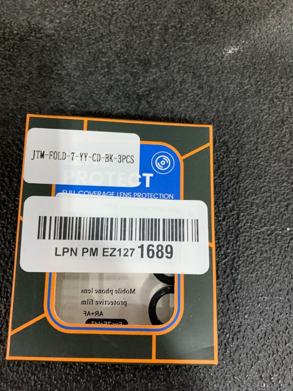 Photo 1 of Tensea Camera Lens Protector Compatible for Samsung Galaxy Z Fold 7, 9H Tempered Glass Camera Cover Screen Protector Metal Individual Ring ?Case Friendly??Installation Tray??Military Grade Protection?