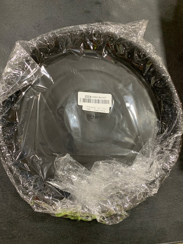 Photo 1 of Bleuhome 2 Pack of Bird Bath Bowl 12", 1.6" Depth, 10 12 inch Birdbath Bowls Dish Only for The Garden, Large Plant Saucer (12", Black)
