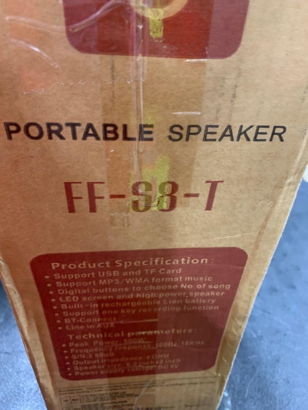 Photo 1 of HWWR Karaoke Machine with 3 Wireless Microphones for Adults, Portable Bluetooth Party Speaker with Echo Adjustment, Singing Machine Support TWS/USB/TF Card/Guitar/TV Connected for Outdoor/Events etc