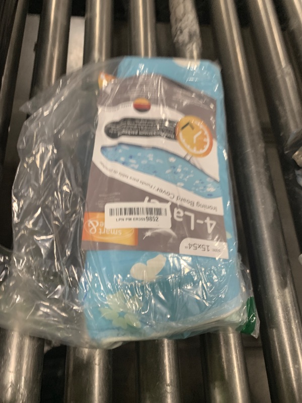 Photo 1 of smart&gentle Turbo Ironing Board Cover with Padding - 50% Faster High Speed Heat Reflection - Made in Germany - 100% Cotton Top - Love&Liberty-Line 15x54