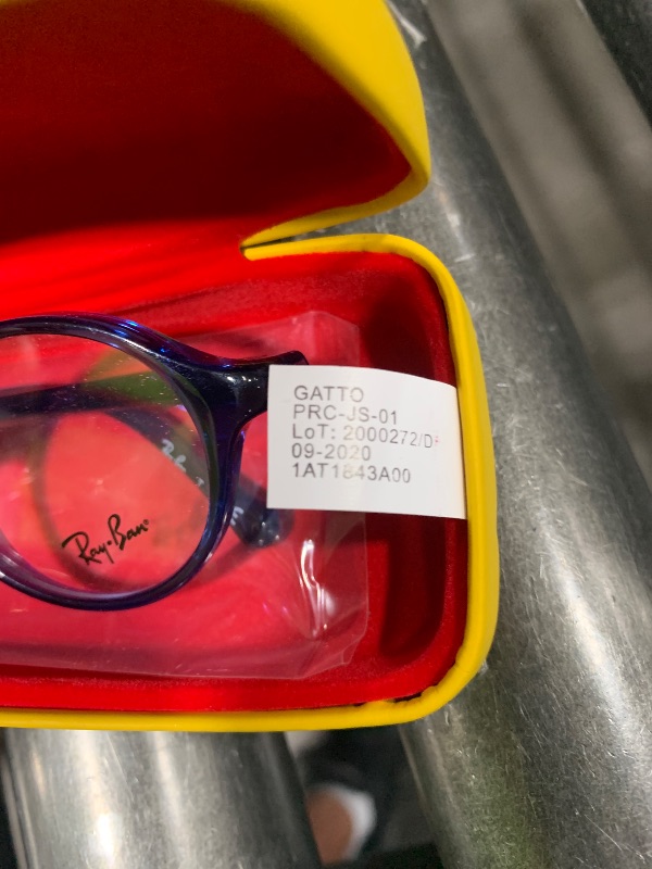 Photo 1 of Ray Ban
yellow case 
kids blue glasses