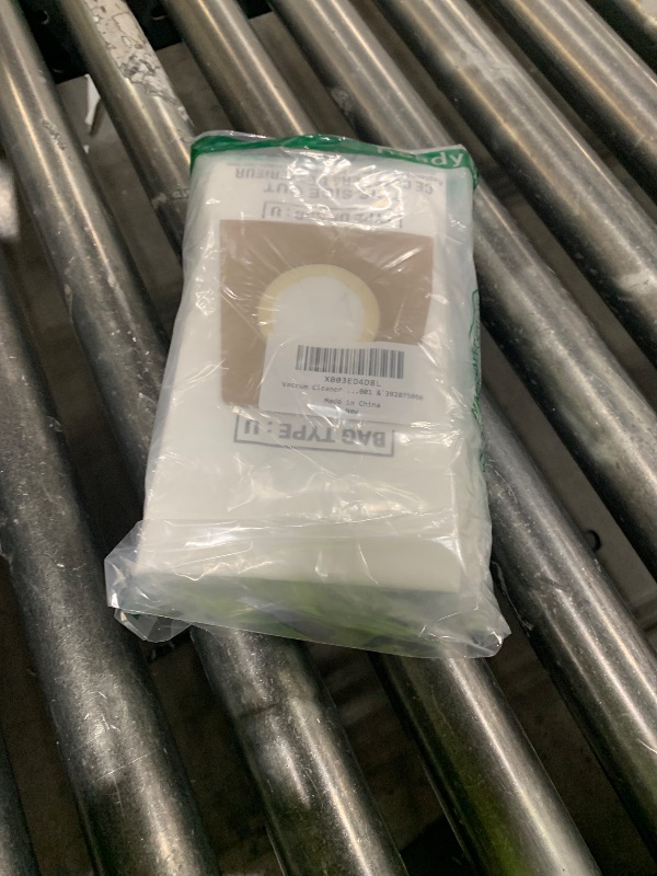 Photo 1 of Vaccum Cleaner Dust Bags 10pcs Type U Storage Bags Replacement for Dirt Devil, Vacuum Cleaner Disposable Bags Upright Ultra Model Vacuum Part 3920047001 & 392075000