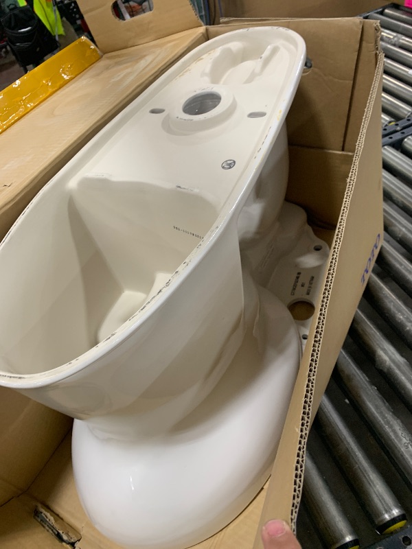 Photo 1 of TOTO Drake Elongated Universal Height TORNADO FLUSH Toilet Bowl with 10 Inch Rough-In and CEFIONTECT, WASHLET+ Ready, Cotton White - C776CEFGT40.10#01