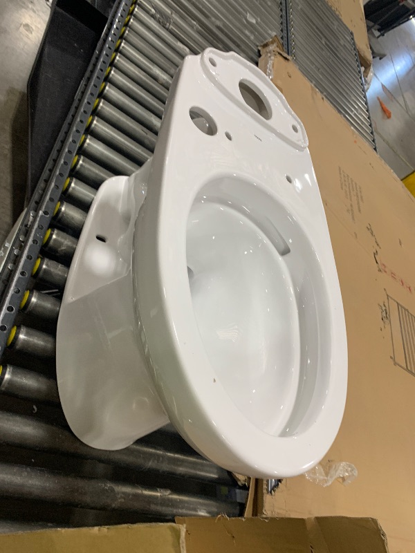 Photo 1 of TOTO Drake Elongated Universal Height TORNADO FLUSH Toilet Bowl with 10 Inch Rough-In and CEFIONTECT, WASHLET+ Ready, Cotton White - C776CEFGT40.10#01