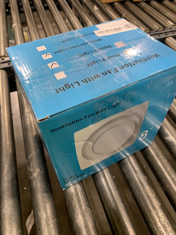 Photo 1 of FEITON Bathroom Exhaust Fan with Light, Ceiling Mount, 110 CFM 1.0 Sones 4 Inch Duct, Quiet Square Bath Fan Light Combo, Shower Exhaust Fan with Light