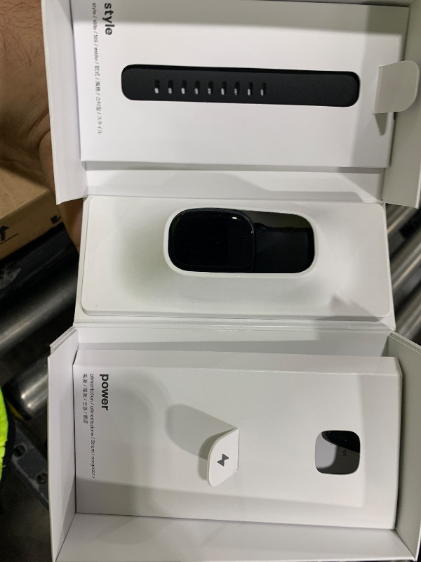 Photo 1 of Fitbit Versa 4 Fitness Smartwatch with Daily Readiness, GPS, 24/7 Heart Rate, 40+ Exercise Modes, Sleep Tracking and more, Black/Graphite, One Size (S & L Bands Included)