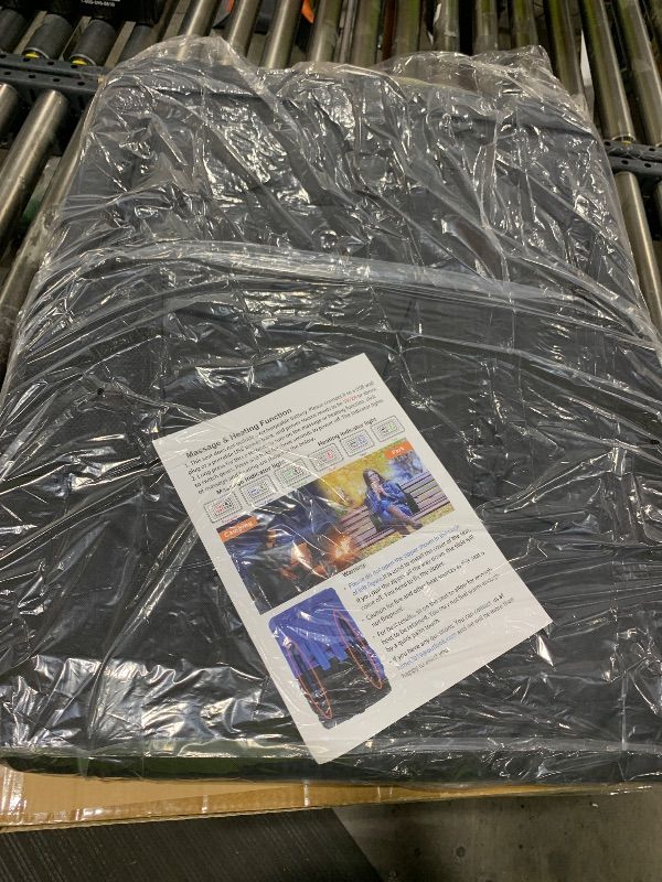 Photo 1 of  Heated Massage Stadium Seats, Floor Chair, Bleacher Chairs, Reclining Waterproof Cushion, Foldable, Thick Padding, with Shoulder Straps & Side Pockets 