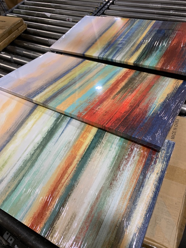 Photo 1 of BLUE AND RED WALL ART OFFICE DISPLAY 
3 PCS
